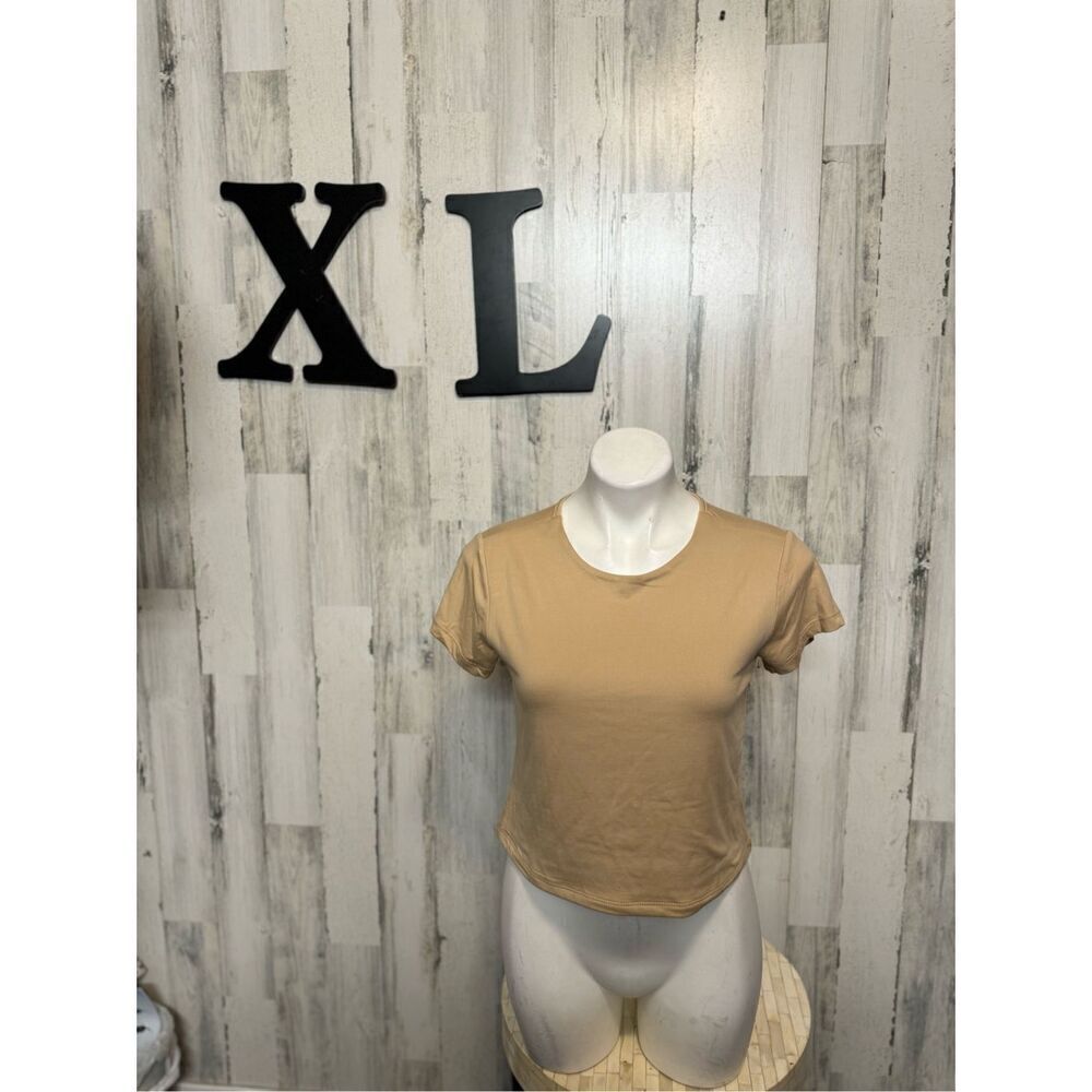 Eye candy tan top